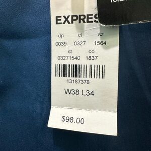 Express Extra Slim Stretch Navy Pants